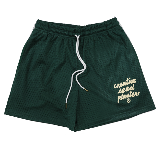 CREATIVE SEED PLANTERS MESH SHORTS