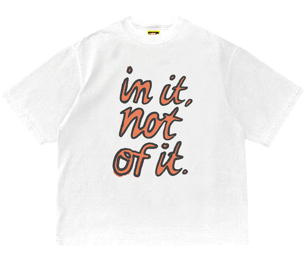 IN IT NOT OF IT
